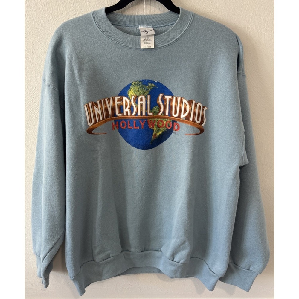 Vintage Universal Studios Hollywood Sweatshirt USA Made Graphic Crewneck Size L